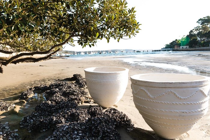 Picture of Bayrum -  Anatolian Whitewash Tahaar Pot