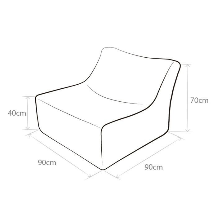 Picture of Single Modular Sofa Bean Bag