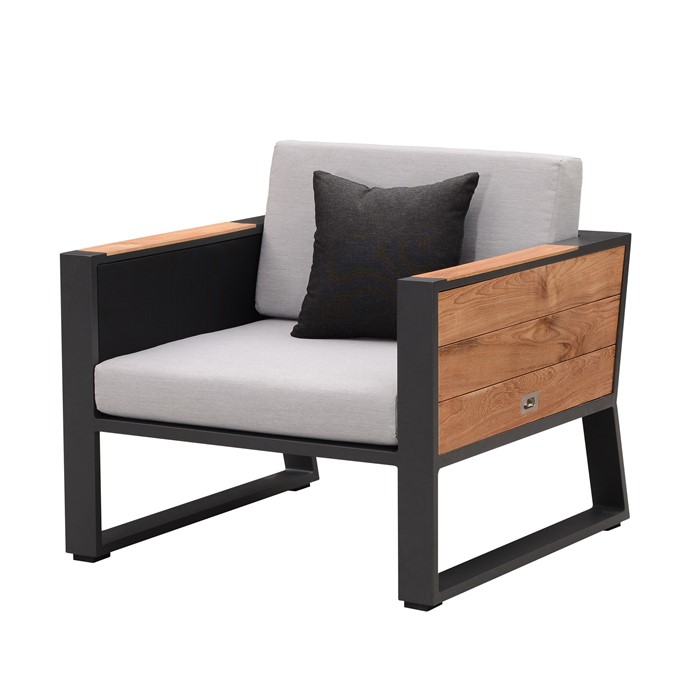 Picture of St Lucia Club Chair in Charcoal