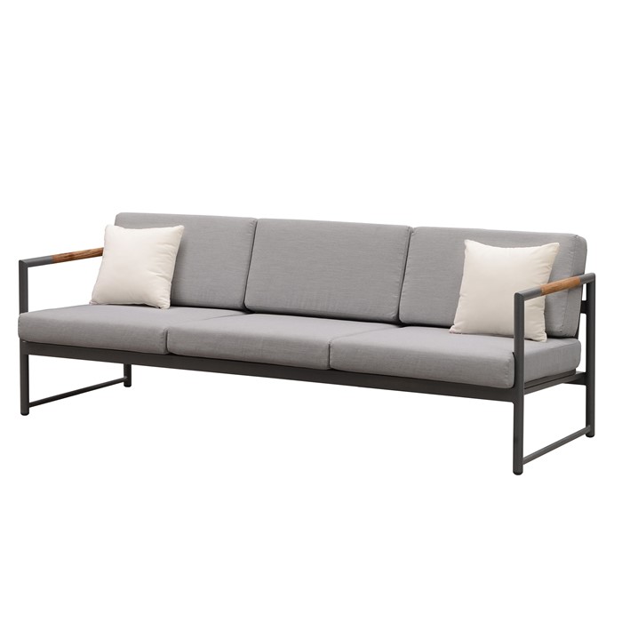 Picture of Monaco Three Seat Sofa in Charcoal