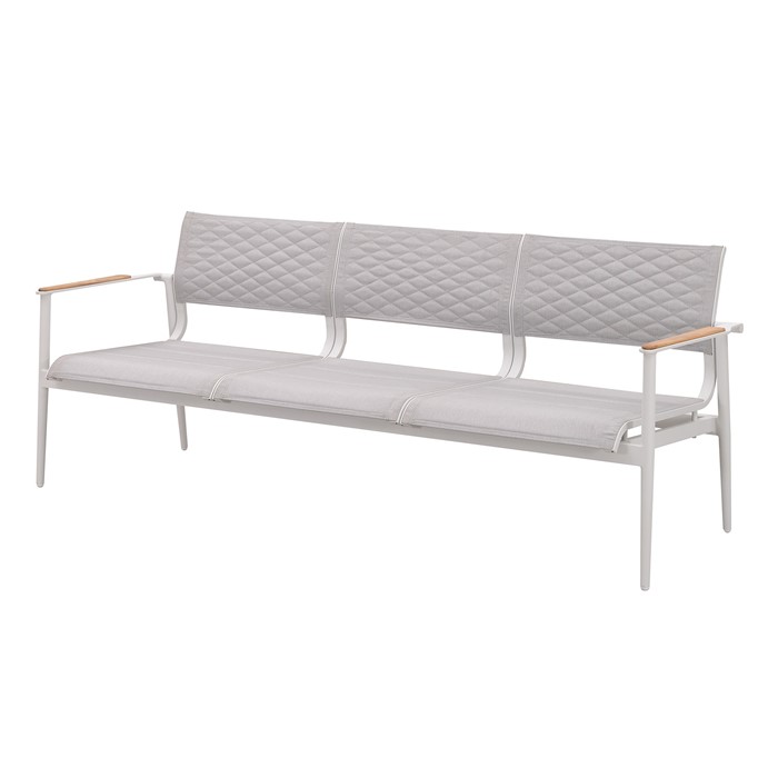 Picture of California Three Seat Sofa in White