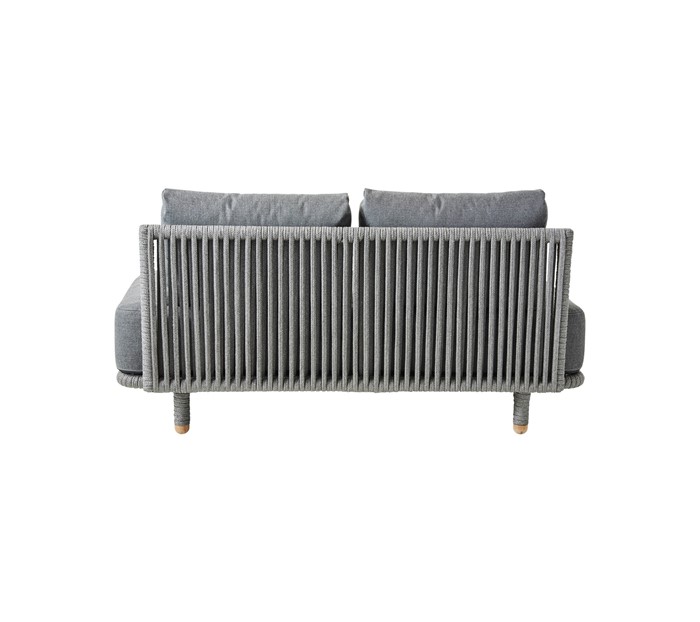 Picture of Moments 2-seater sofa module, incl. Grey cushion set, Cane-line AirTouch