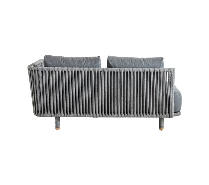 Picture of Moments 2-seater sofa, left module, incl. Grey cushion set, Cane-line AirTouch